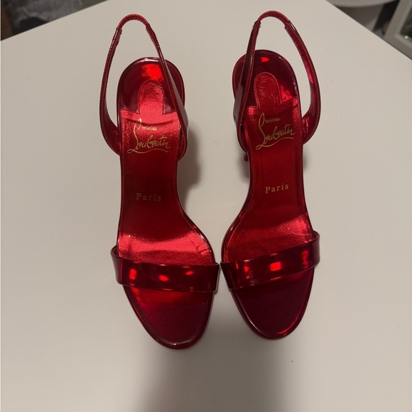 Christian Louboutin Shoes - Christian Louboutin Shiny Red Heels